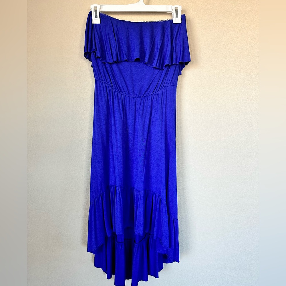 Small UO strapless hi-lo dress